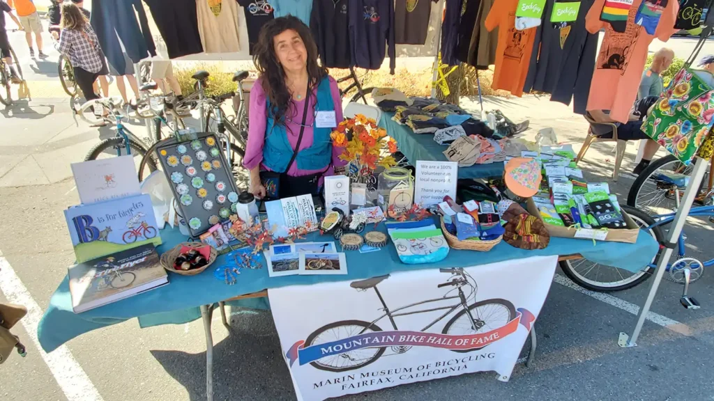 Marin Museum of Bicycling Bike Swap Vendor